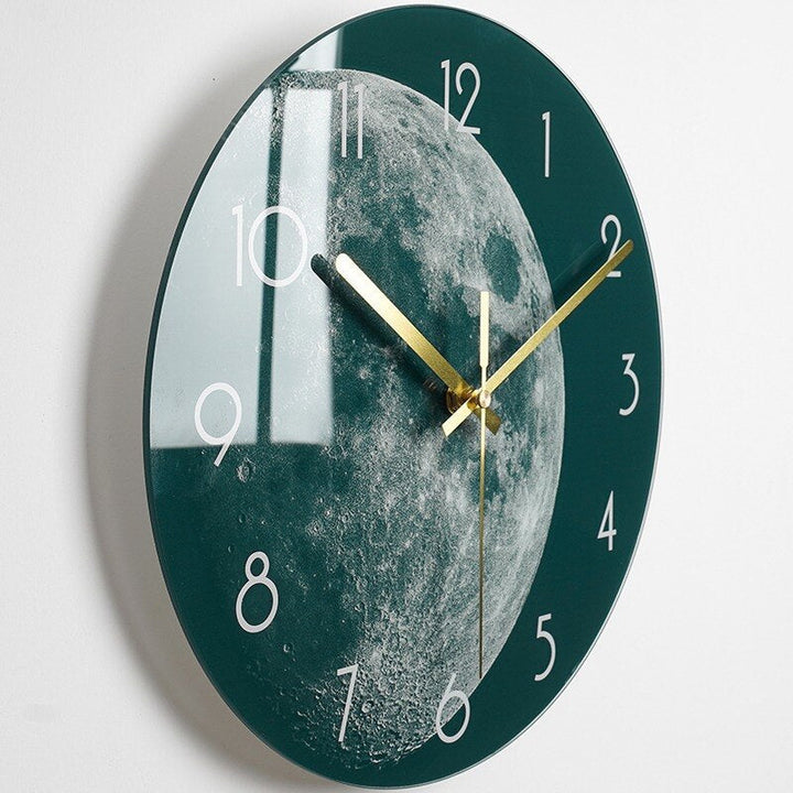 Modern GlassArt Wall Clock - Artistic Clock with High-Quality Glass in 7 Designs, AvailaBowlifte in 2 Sizes | Bowlift
