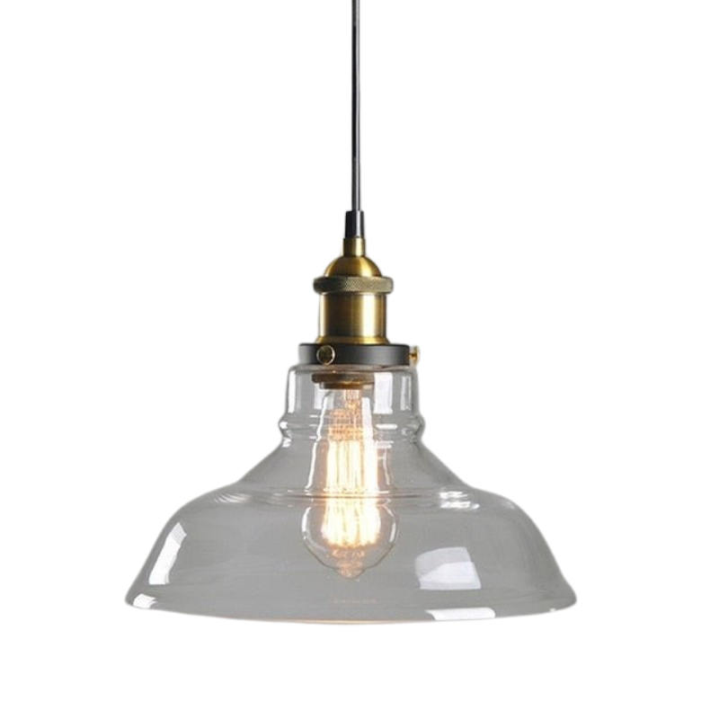 BowLift | GlassHaven – Elegant Industrial Pendant Lamp