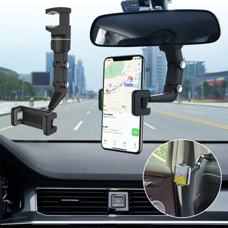 BowLift | Multifunctional rearview mirror phone holder