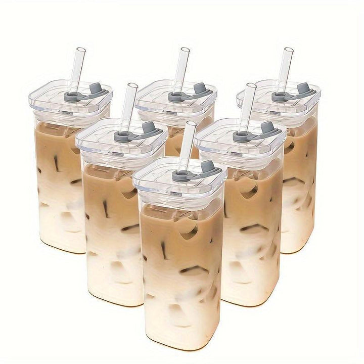 BowLift | Square Drinking Cup with Lid & Straw