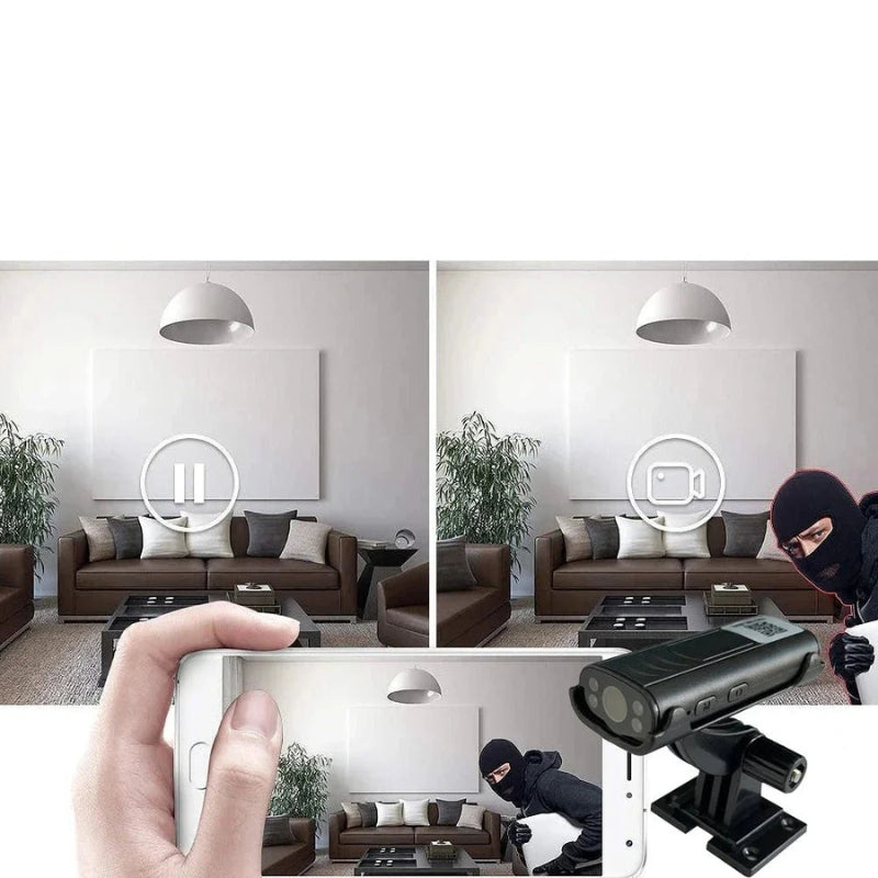 Compact motion detecting surveillance Bowlift