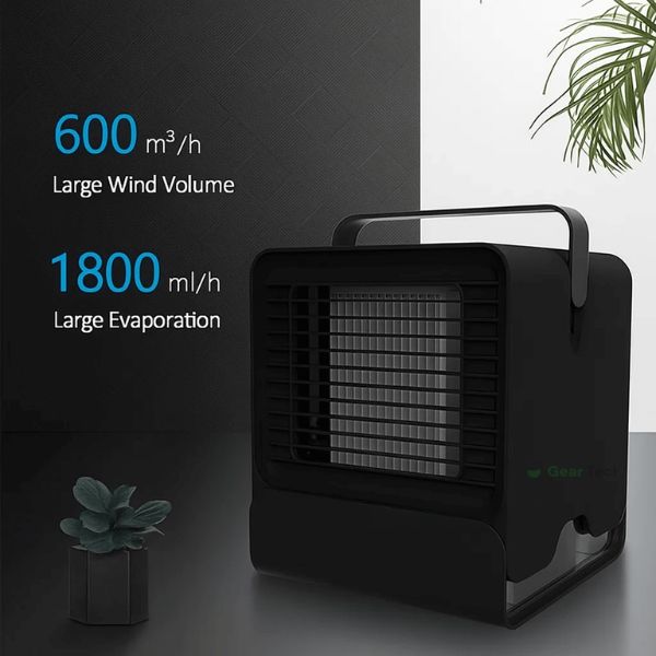 BowLift | Portable Mini Air Conditioner | Ultra-Portable Car AC System, Quiet 4-Blade Design & Ideal for Home, Office, and Travel Use