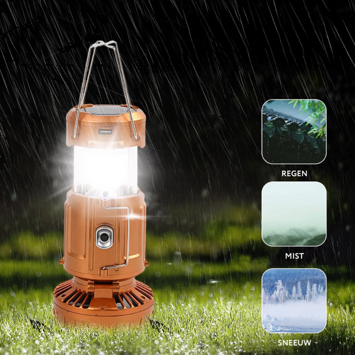 Camping lamp with Fan | Bowlift