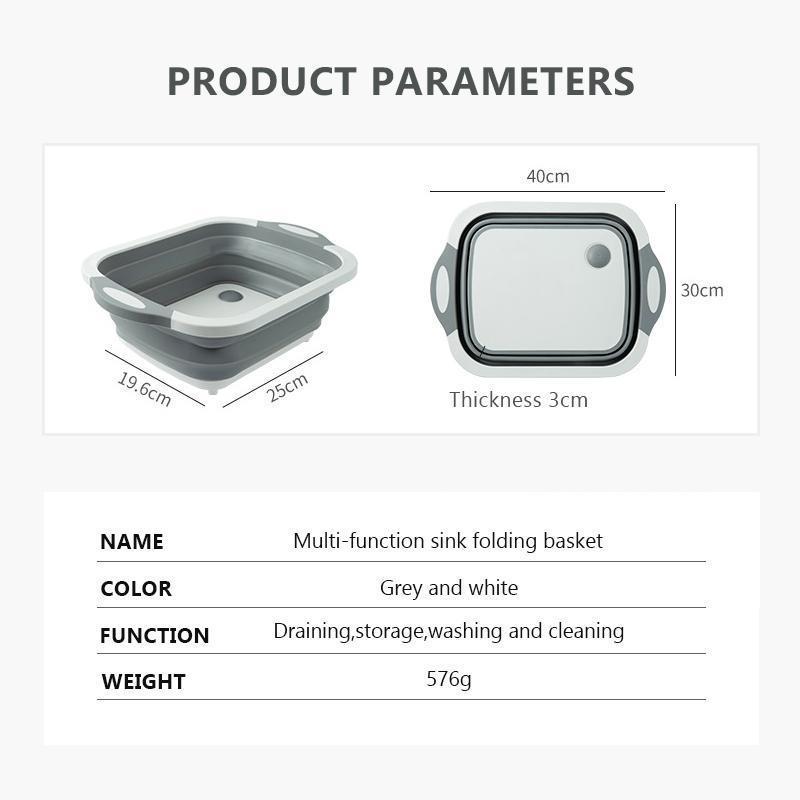 BowLift | Portable Multi-function Collapsible Dish Tub
