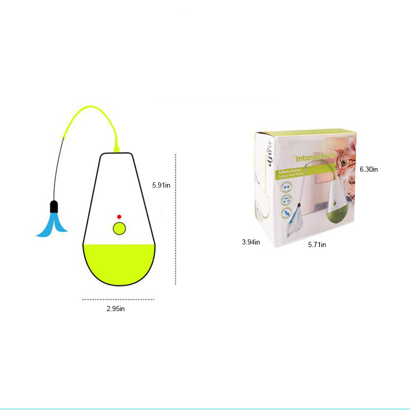BowLift | Feather Top Funny Cat Stick