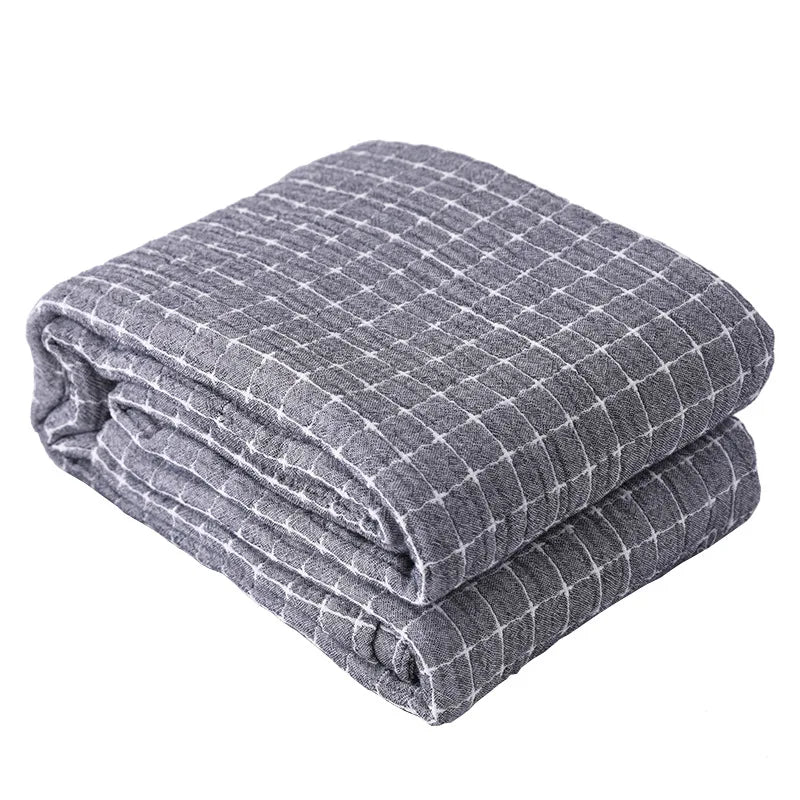 BowLift | Simple Casual Cotton Blanket in Checkered Design – Soft and Comfortable for Your Home