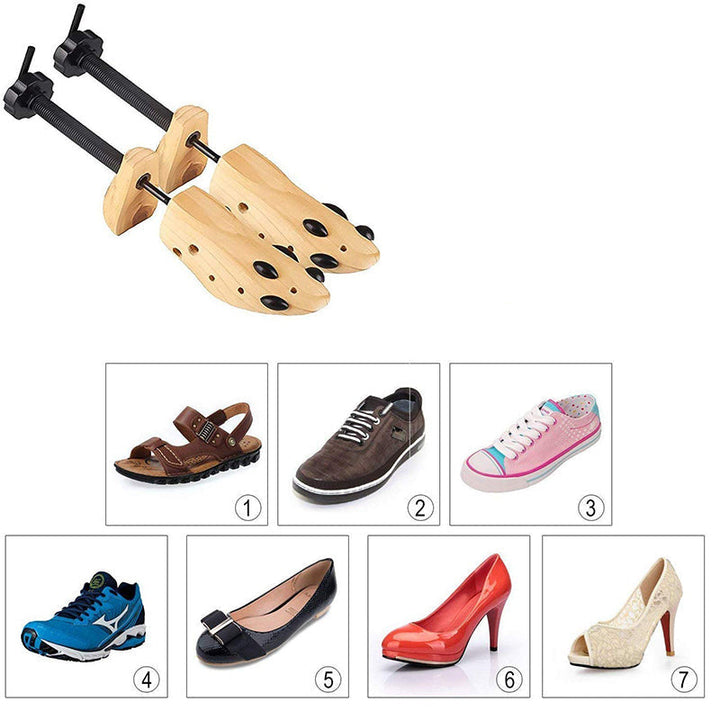 Adjustable Luxury Shoe Stretcher – Wooden Comfort Fitting Aid | Bowlift