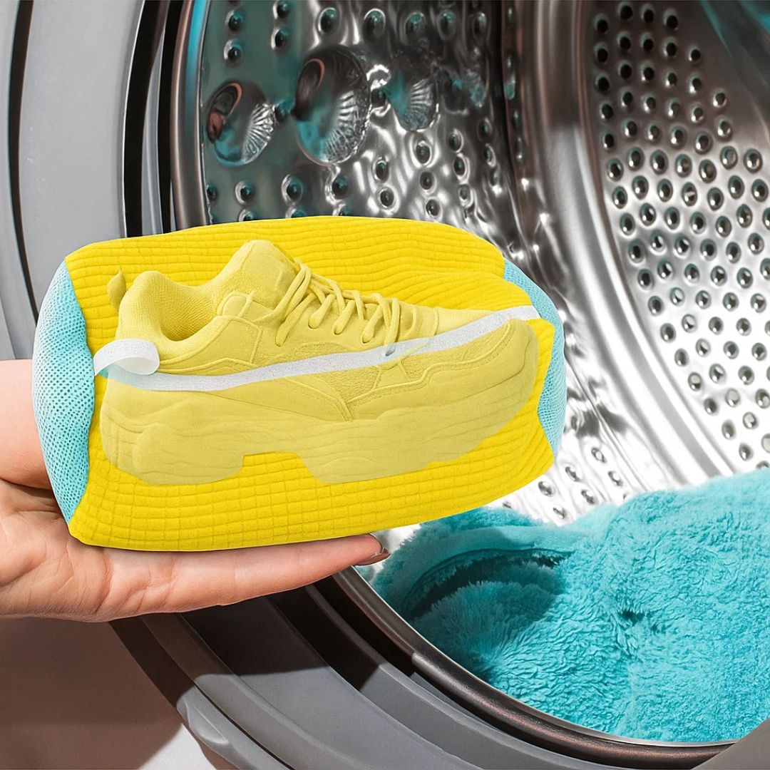 ShoeGuard | Shoe Washing Machine Bag – Protective Cushioning – Mesh Fabric – Trainer Care Bowlift