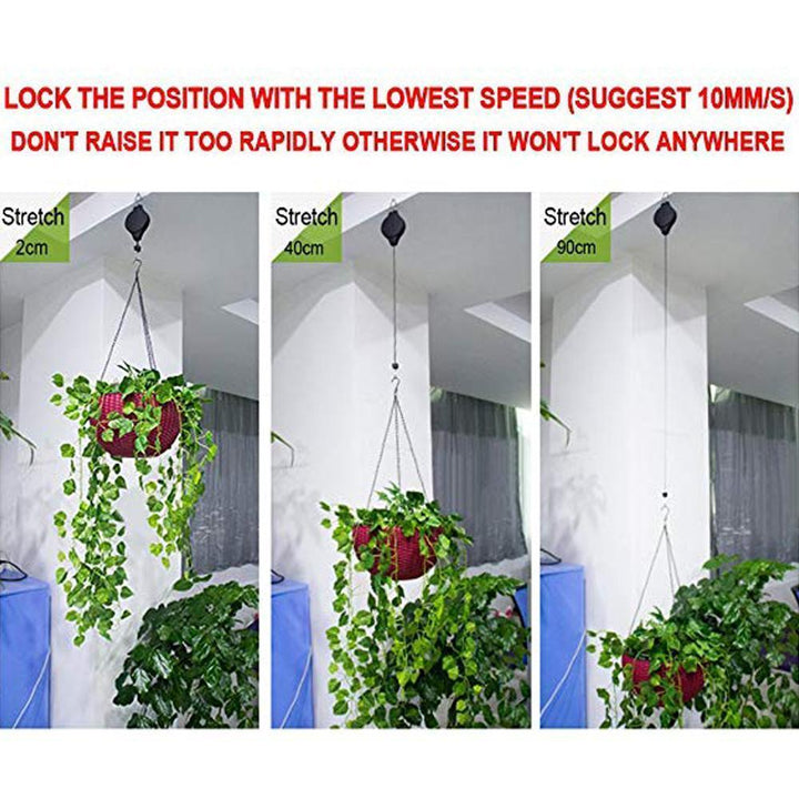 Retractable Hook For Garden Baskets Pots, Birds Feeder | Bowlift