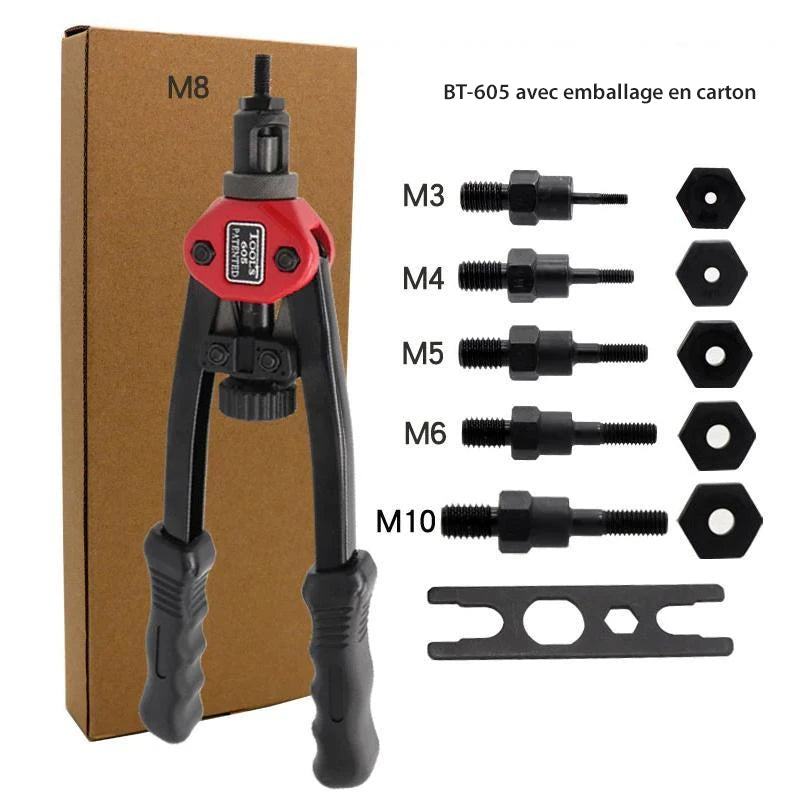 Kit tool for automatic rivets | Bowlift