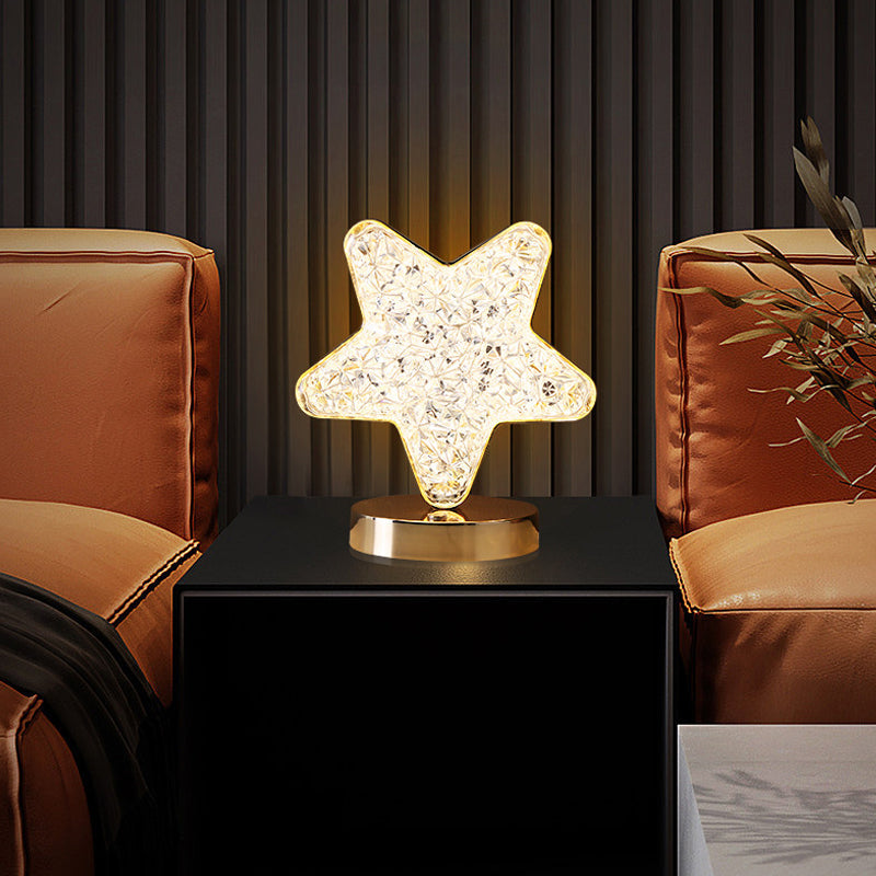 Star Moon Metal Table Lamp | Bowlift