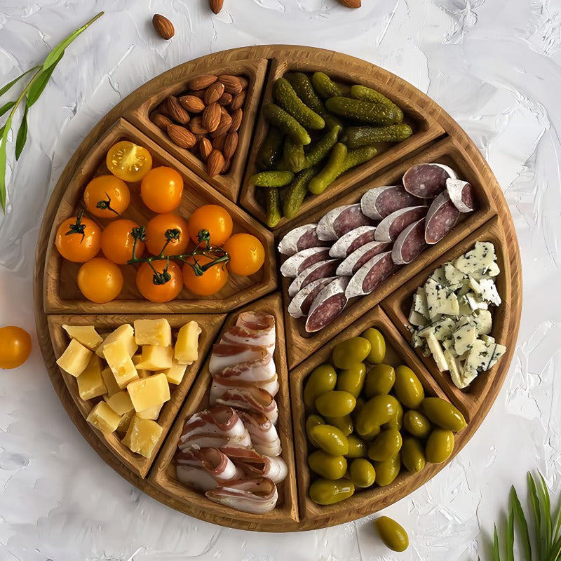 BowLift | Jigsaw Puzzle Tray - Wood with Removable Dividers