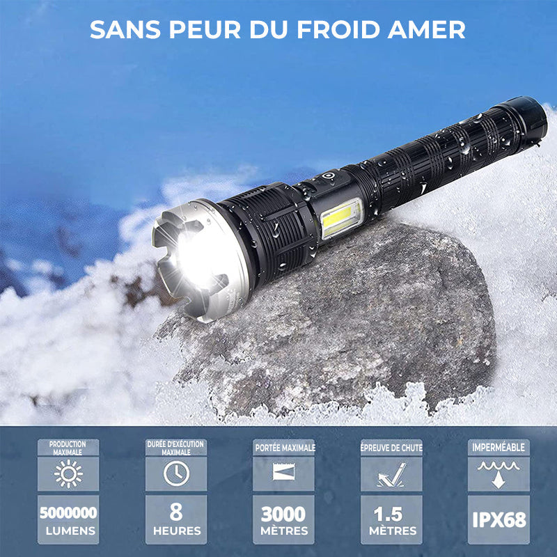 Zoom flashlight with LED | Bowlift