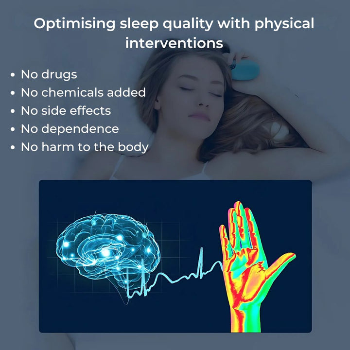 DreamEase Handheld Sleep Aid Device | for Relaxation - Stress and Anxiety Relief - Insomnia Aid Device Bowlift