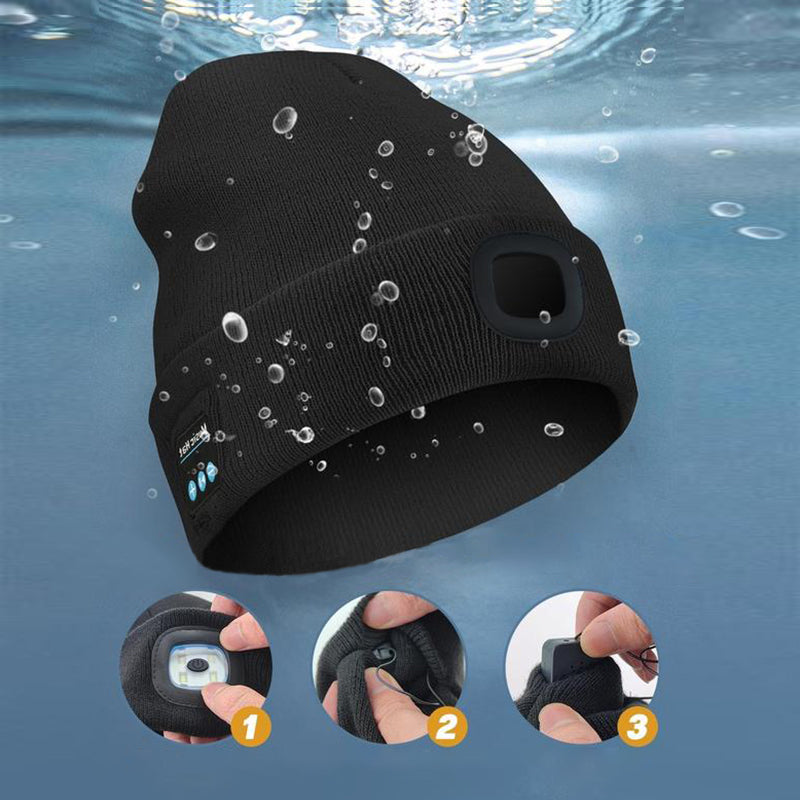 BowLift | LED Light Bluetooth Warm Hat