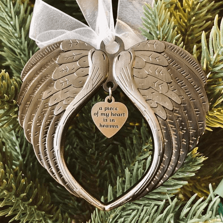 BowLift | 🎄Christmas Tree Memorial Ornaments Angel Wings Bell Hangings Hanging Decoration