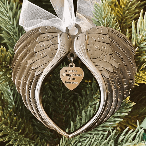 BowLift | 🎄Christmas Tree Memorial Ornaments Angel Wings Bell Hangings Hanging Decoration
