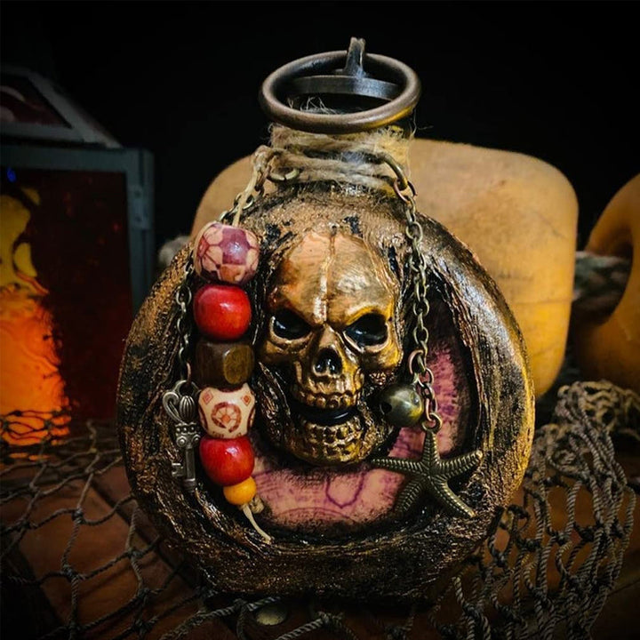 Skull Pirate Rum Bottle made of Resin | Bowlift