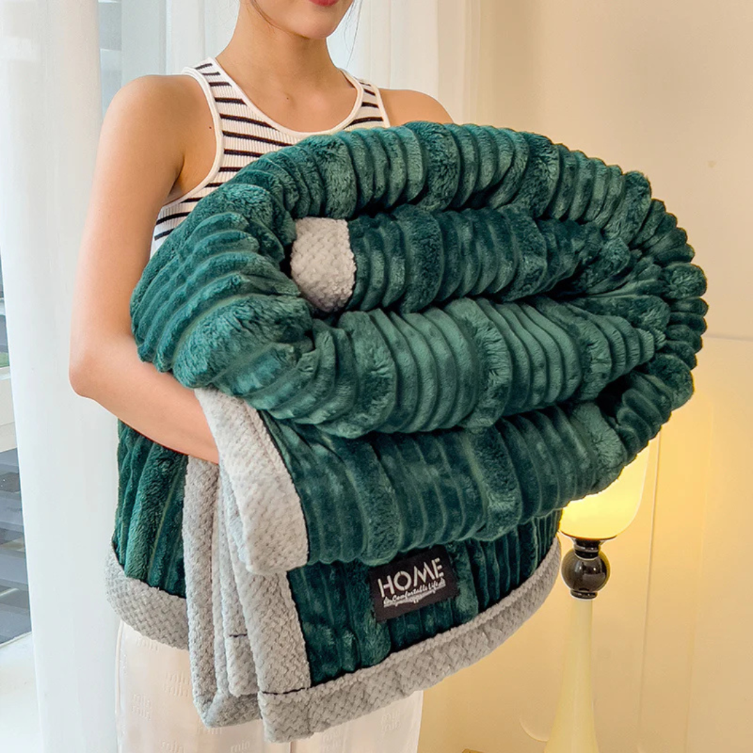 BowLift | Warm Plush Winter Blanket for Bed & Sofa