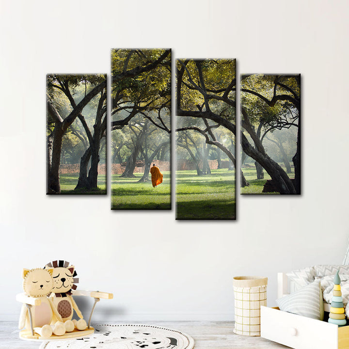 Walk The Earth 4 Piece - Canvas Wall Art Painting | Bowlift
