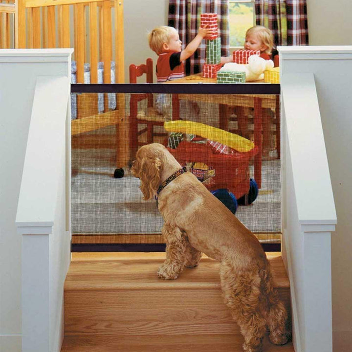 BowLift | Portable Mesh Dog Gate For House