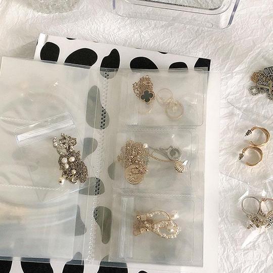 BowLift | Simple transparent jewelry album storage bag