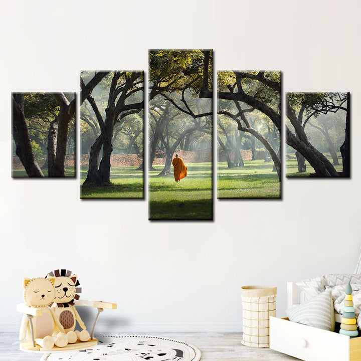 Walk The Earth 5 Piece - Canvas Wall Art Painting | Bowlift