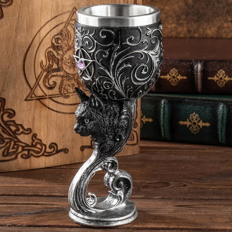 BowLift | 3D carved vintage Champagne Glass
