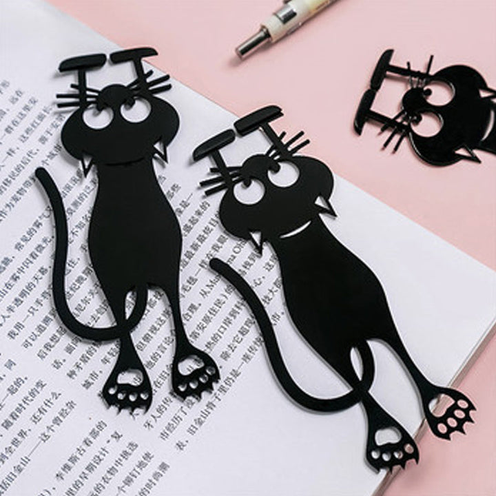 Neckline Black Cat Bookmark Bowlift