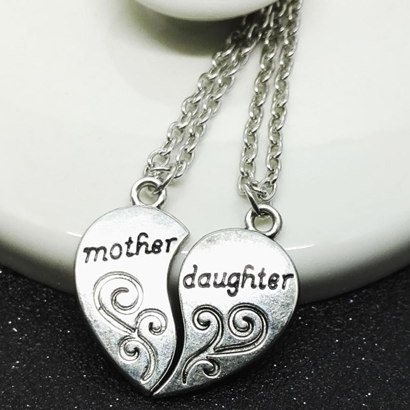 BowLift | Mother and Daughter Heart Necklace