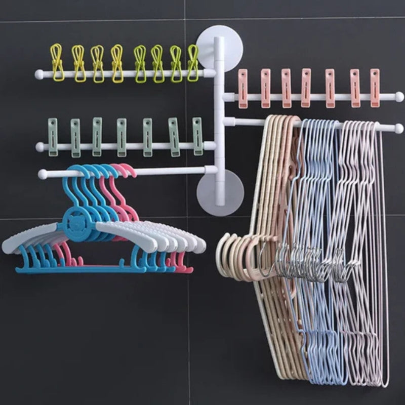 Collapsible, rotating wall mount and towel holder Bowlift