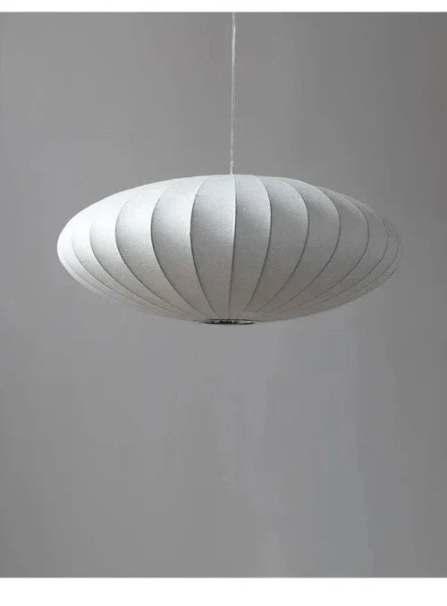 BowLift | SilkCrown - Silk Pendant Lamp with Crystals
