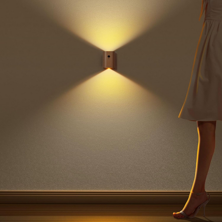 BowLift | Rechargeable LED Wall Light with Motion Sensor – Warm White