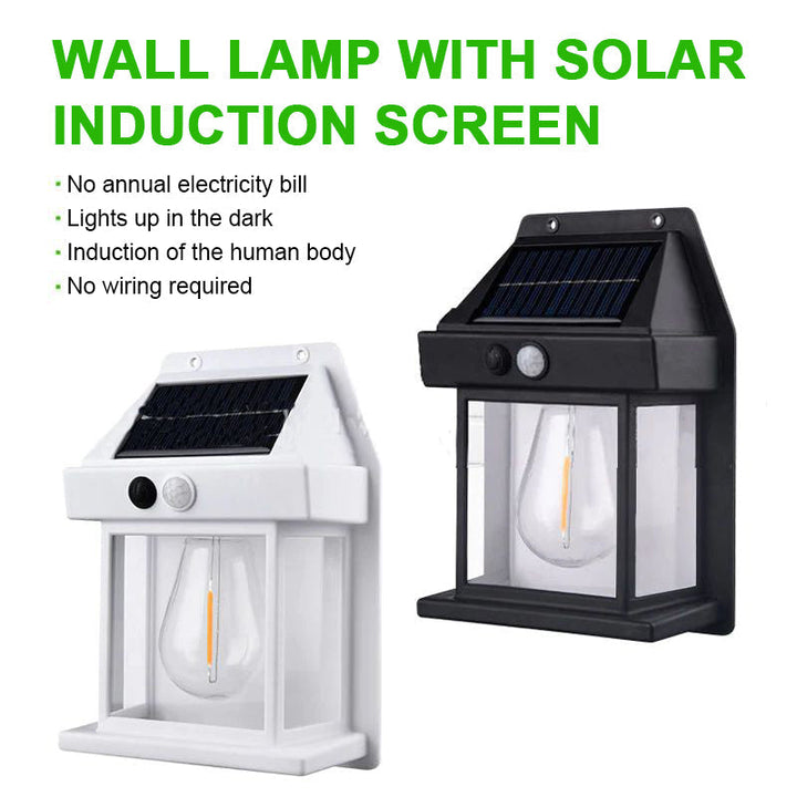 BowLift | Outdoor Solar Tungsten Wall Light