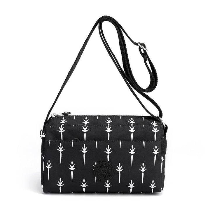 Women's Casual Multi-layer Fashionable Simple Shoulder Bag Made of Nylon | Bowlift