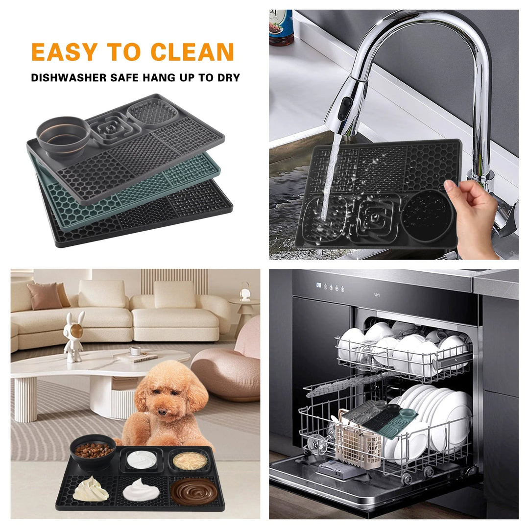 BowLift | Silicone Dog Lick Mat with Suction