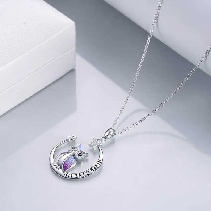 BowLift | Never give up owl necklace