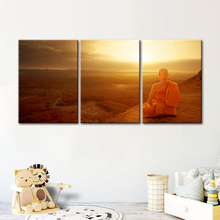 Warm Morning 3 Piece - Canvas Wall Art Painting | Bowlift