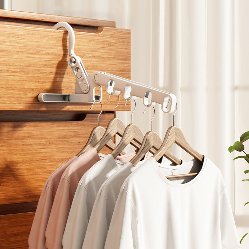 Portable foldable travel clothes hanger | Bowlift