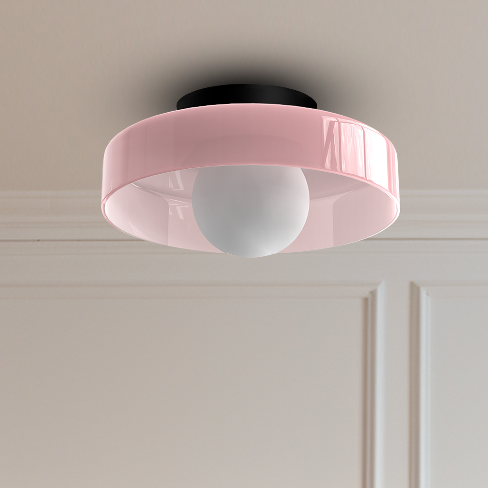 BowLift | LED Round Flush Mount Ceiling Light Fixture - Modern Energy-Efficient Lighting for Contemporary Home Décor & Low Ceilings