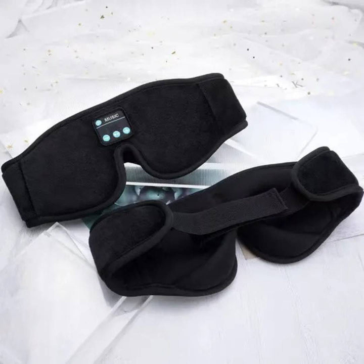 DreamSounds Bluetooth Sleeping Mask with Built-in Headphones | for Travel - Meditation - Light Blocking Comfort Bowlift