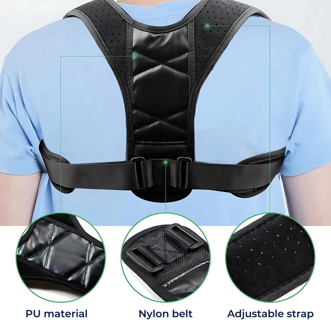 PerfectAlign Back Brace Posture Corrector Support - Adjustable | Ideal for Chronic Pain Recovery and Daily Comfort Bowlift