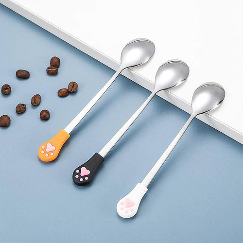 BowLift | Stainless Steel Spoon for Food with Cat Claws