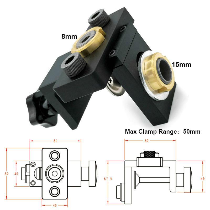 BowLift | 3 in 1 adjustable woodworking drill locator punch tools