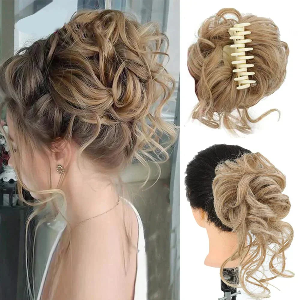 CurlyBun: Instant Curled Bun Hair Clip