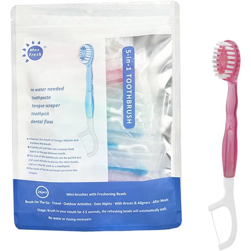 BowLift | 5-in-1 Portable Travel Toothbrush