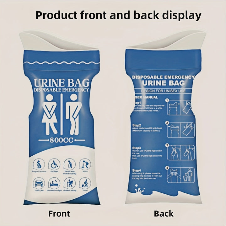 Disposable Urine Bag 800 ml for Car & Travel | Bowlift