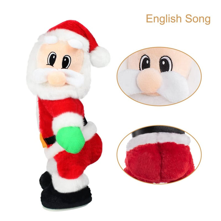 BowLift | Dancing & Singing Santa Claus | Movable Santa Figure with Music | Fun Christmas Decoration & Gift Idea
