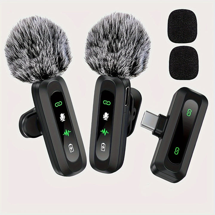 BowLift | SoundSnap Wireless Clip Microphone – USB-C Microphone for Smartphone and Tablet
