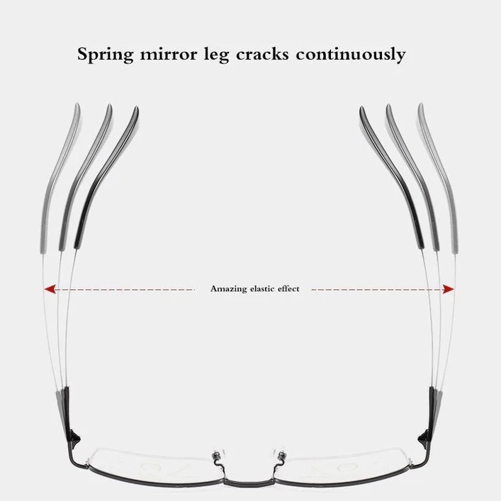 Bowlift | Dual-use titanium progressive reading glasses for distance and close-up